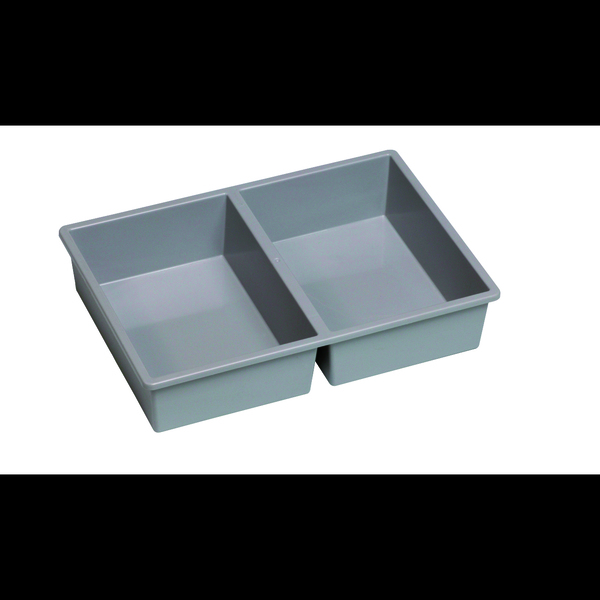 Storsystem Plastic Division Stortray Insert Divider, Gray, 7.75 in W, 5.75 in H, 4 PK CE4000-4